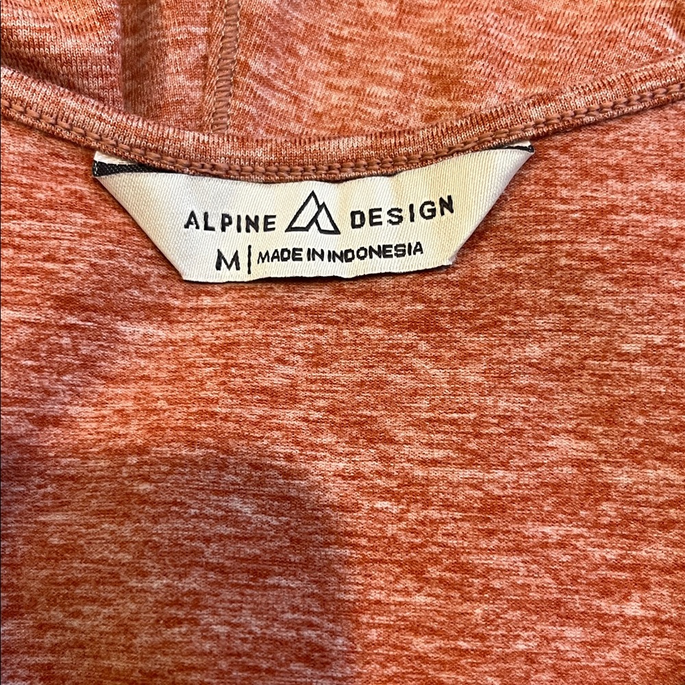 Alpine Design Rust Red Sleeveless Drawstring Jumpsuit - Picture 8 of 9